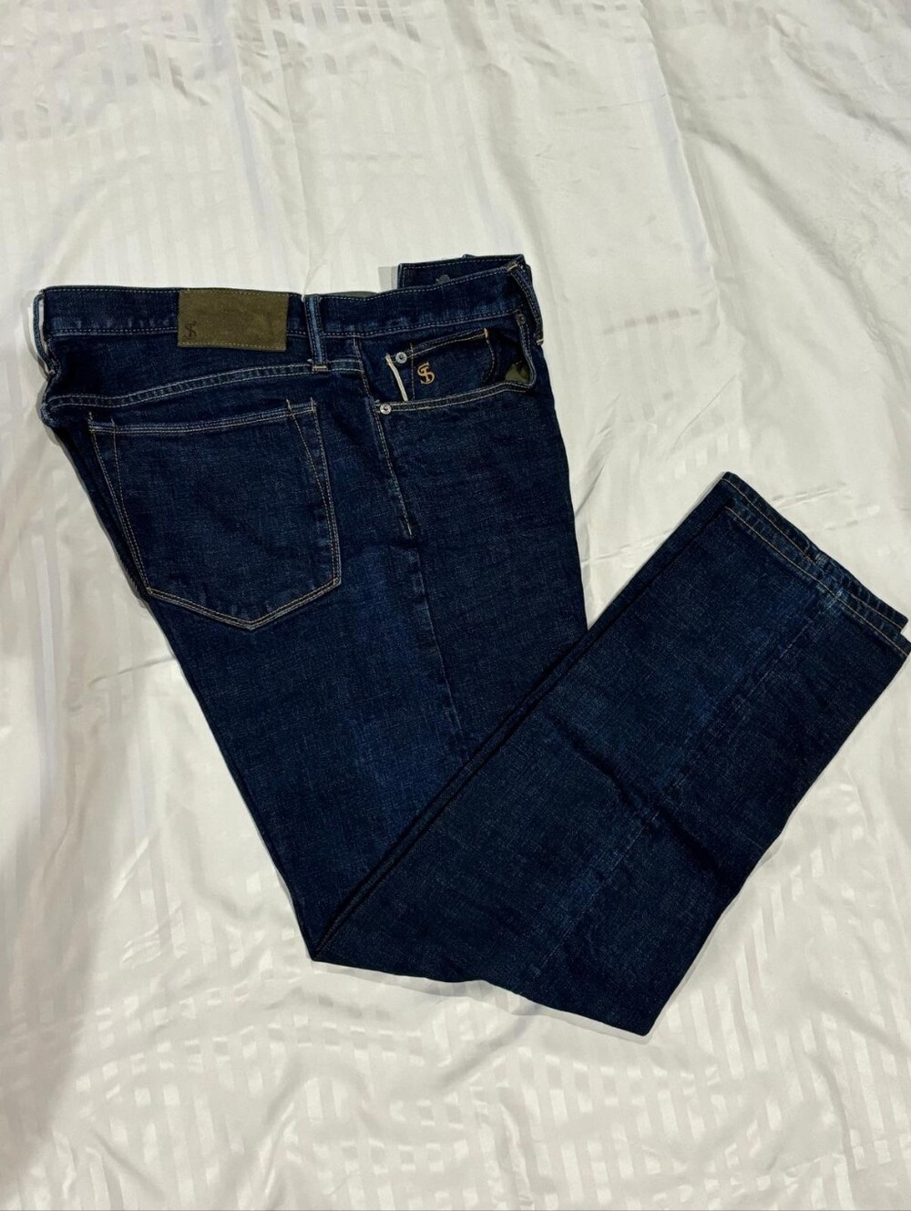 Todd SNYDER Dark Blue Men’s Denim Jeans
